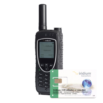 Купить Iridium 9575 Extreme комплект 500 минут в GLOBSAT - IRIDIUM 9575 EXTREME, сим-карта, 500 минут эфирного времени - первый сертифицированный по военному стандарту спутниковый телефон. Будьте всегда на связи!